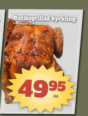 Bonum Matmarknad Butiksgrillad kyckling erbjuda