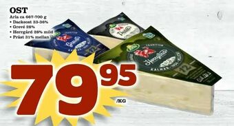 Bonum Matmarknad Ost erbjuda