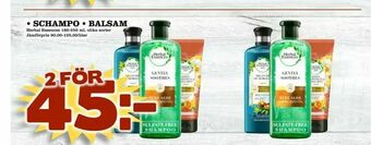 Bonum Matmarknad schampo • balsam erbjuda