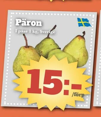 Bonum Matmarknad Päron erbjuda