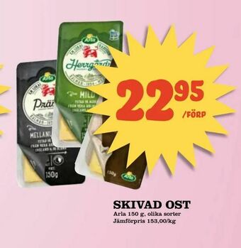 Bonum Matmarknad Skivad ost erbjuda