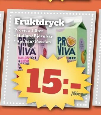 Bonum Matmarknad Fruktdryck erbjuda