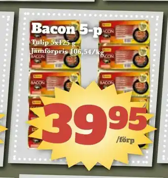 Bonum Matmarknad Bacon 5-p erbjuda