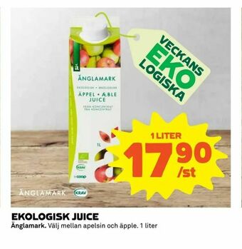 Coop Extra Ekologisk juice erbjuda