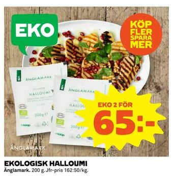 Coop Extra Ekologisk halloumi erbjuda