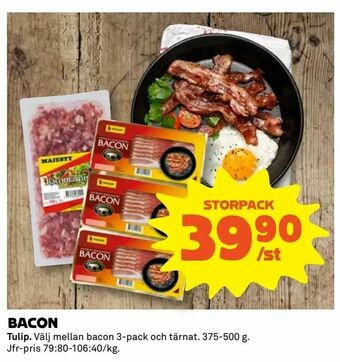 Coop Extra Bacon erbjuda