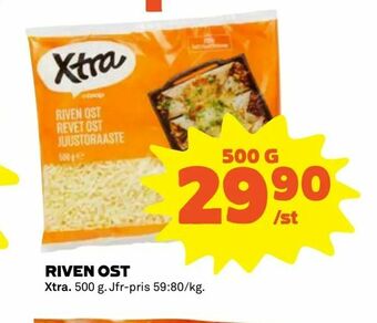 Coop Extra Riven ost erbjuda