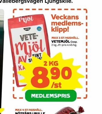 Vetemjöl