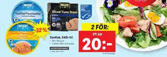 Tonfisk, FAD-fri 160-195 g/st