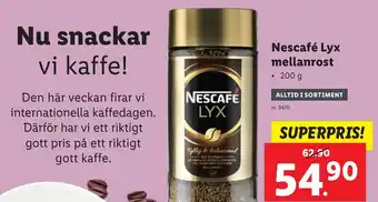 Nescafé Lyx Mellanrost 200 g