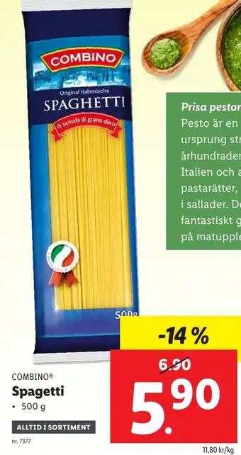 Lidl Combino Spagetti 500 g erbjuda