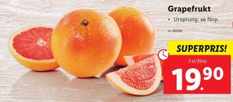 Lidl Grapefrukt erbjuda