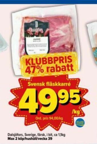 Östenssons Dalsjöfors Karré erbjuda