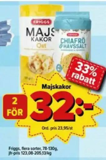 Friggs Majskakor