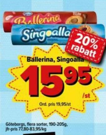 Östenssons Ballerina Kaffekex erbjuda