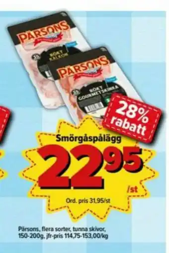 Pärsons Smörgåspålägg