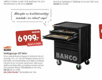 Jula Bahco Verktygsvagn erbjuda