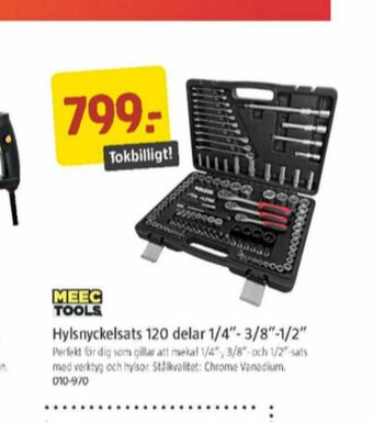 Jula Meec Tools Hylsnyckelsats erbjuda
