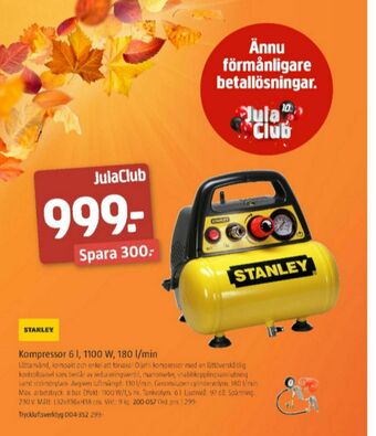 Jula Fatmax Kompressor erbjuda
