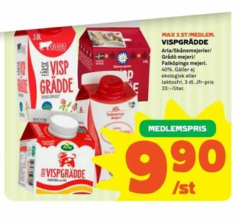 Coop Vispgrädde erbjuda