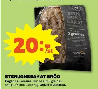 Coop Forum Stenugnsbakat bröd erbjuda