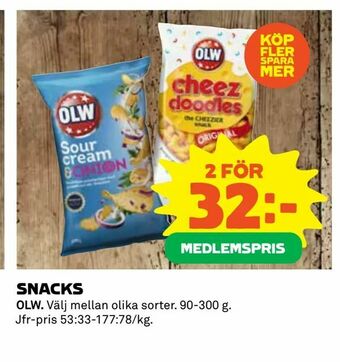Coop Daglivs Snacks erbjuda