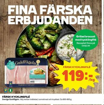 Coop Daglivs Färsk kycklingfilé erbjuda
