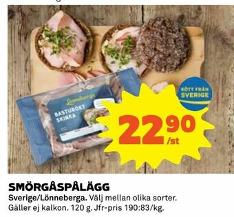 Coop Daglivs Smörgåspålägg erbjuda