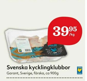 Hemköp Svenska kycklingklubbor erbjuda