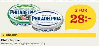 Hemköp Philadelphia erbjuda