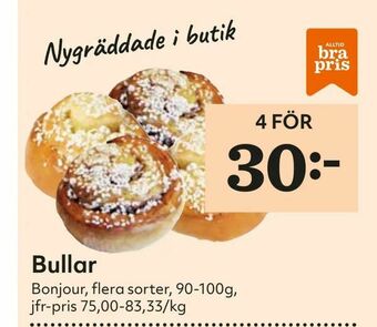 Hemköp Bullar erbjuda