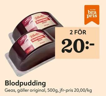 Hemköp Blodpudding erbjuda
