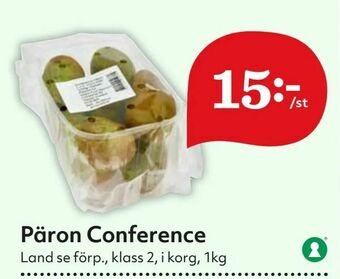 Hemköp Päron Conference erbjuda