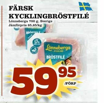 Matboden Ektorp Färsk kycklingbröstfilé erbjuda