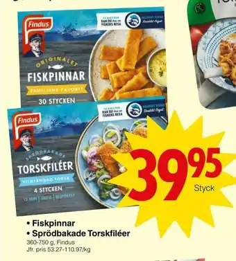 Fiskpinnar • Sprödbakade Torskfiléer