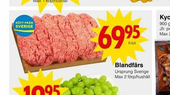Matöppet Blandfärs erbjuda
