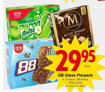 Matöppet GB Glass Flerpack erbjuda