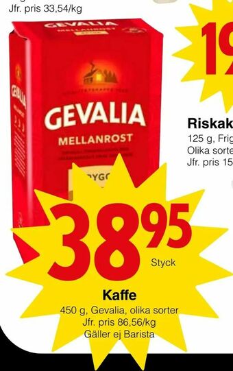 Matöppet Kaffe erbjuda