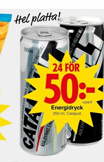 Matöppet Energidryck erbjuda
