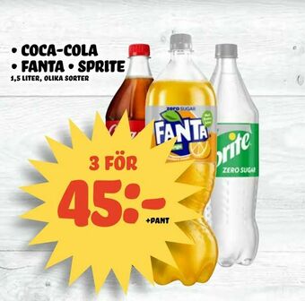 Nelins Coca-cola • fanta • sprite erbjuda