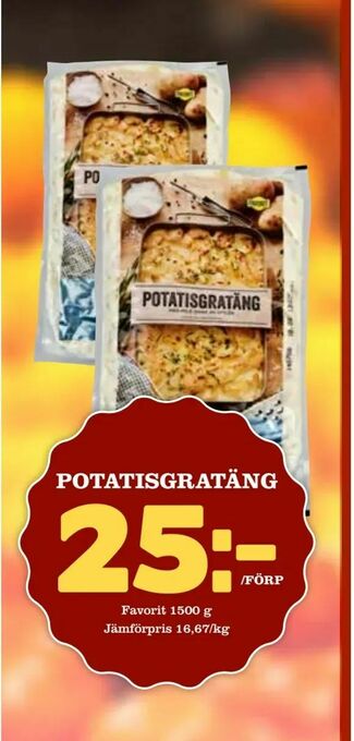 Nelins Potatisgratäng erbjuda