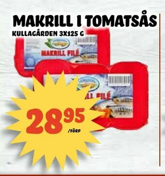 Nelins Makrill i tomatsås erbjuda