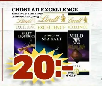 Nelins Choklad excellence erbjuda