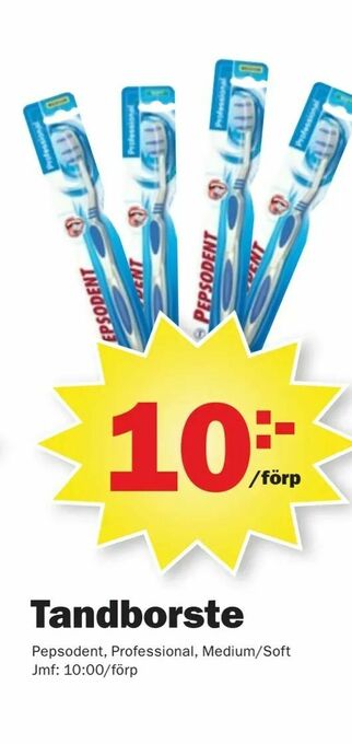 Pekås Tandborste erbjuda