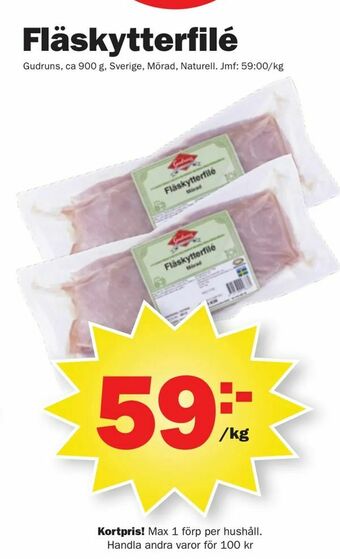 Pekås Fläskytterfilé erbjuda