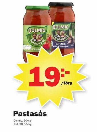 Pekås Pastasås erbjuda
