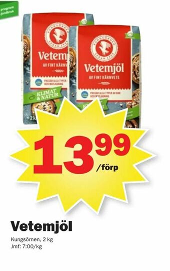Pekås Vetemjöl erbjuda