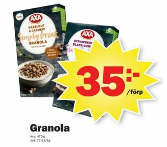 Pekås Granola erbjuda
