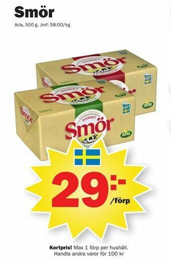 Pekås Smör erbjuda