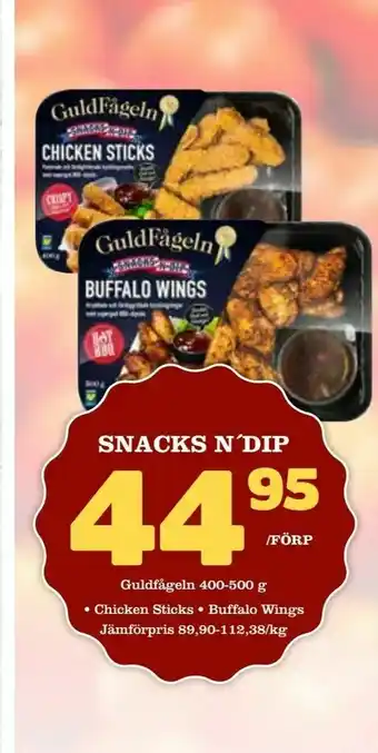 Prisma Mat Snacks n'dip erbjuda